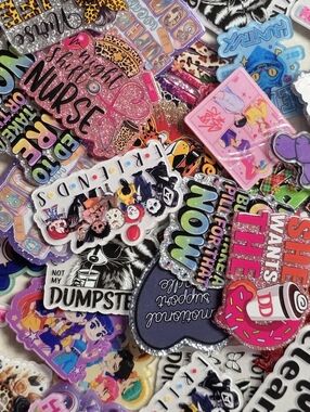 25pc Acrylic Flatback Mix Kawaii Goth Horror Nurse Reader Craft Cabochons DIY